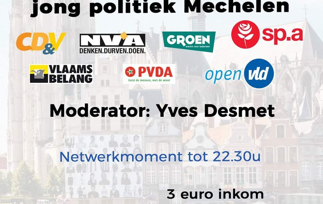 Dialoogavond jong politiek Mechelen op 20 september